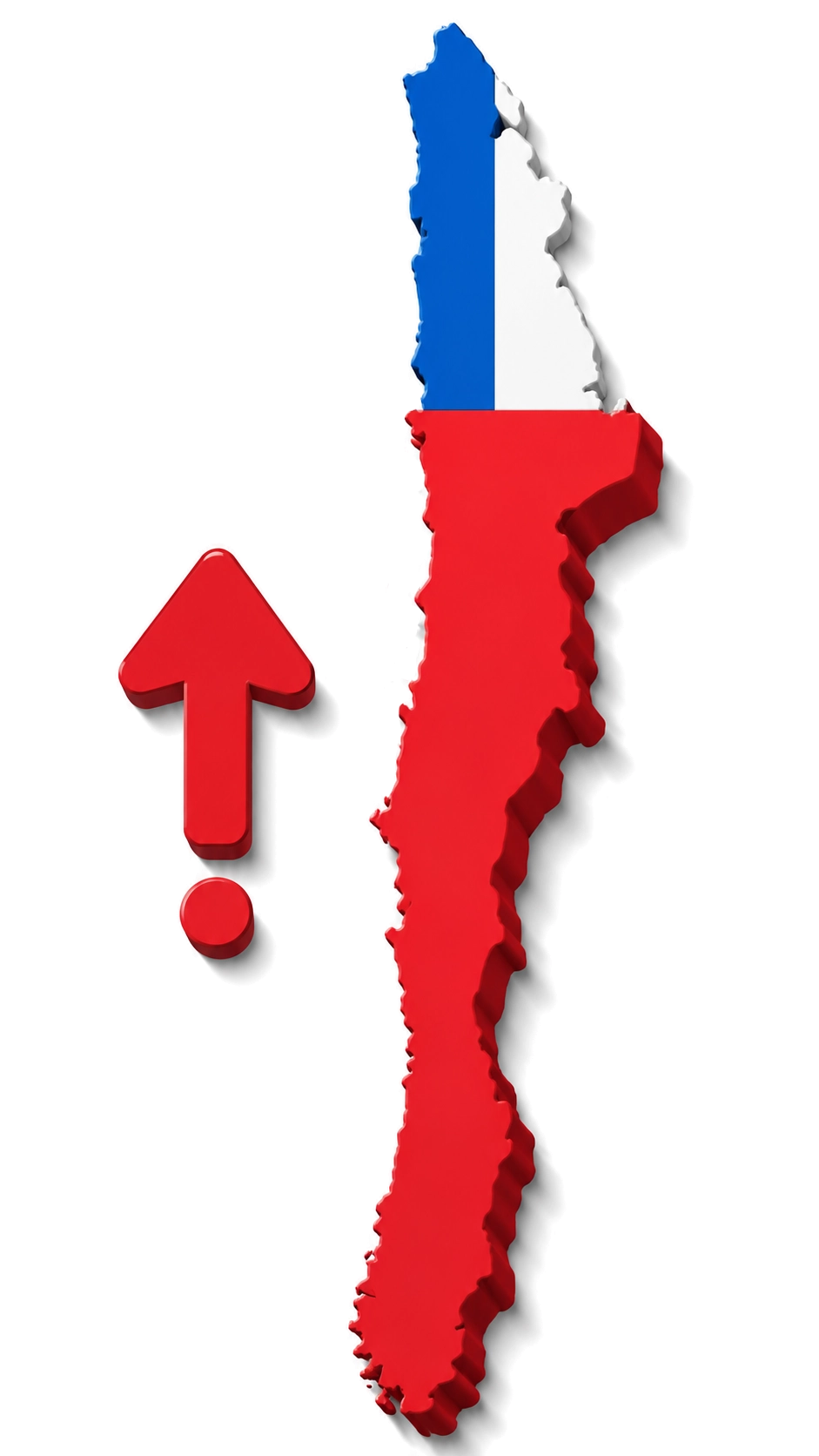 Mapa de Chile con rutas CargaGo